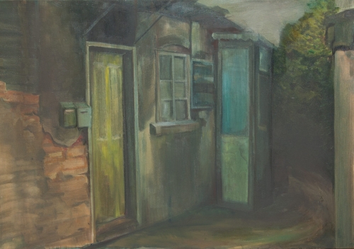 Ivanovic Milena Oil on canvas Green Door