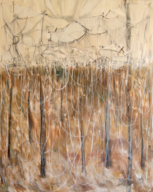 Milena Ivanovic White lianas – 80 x 100cm
