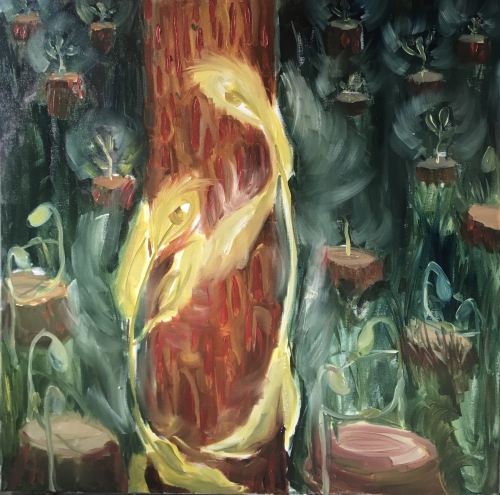 Milena Ivanovic The Last Tree – 80 x 80cm
