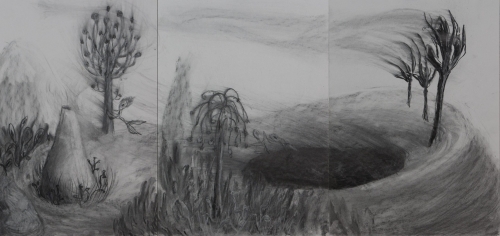 Milena Ivanovic Drawing Charcoal