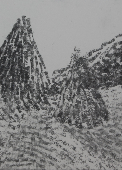 Milena Ivanovic Drawing Charcoal