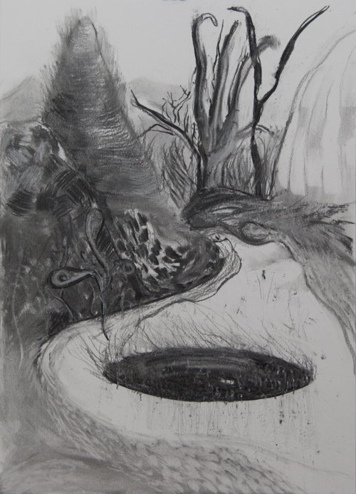 Milena Ivanovic Drawing Charcoal