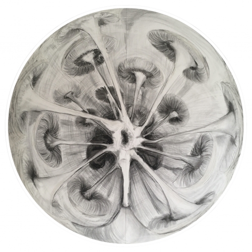 Milena Ivanovic Forest immune system Drawing