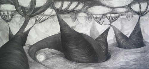 Milena Ivanovic Forest immune system Drawing