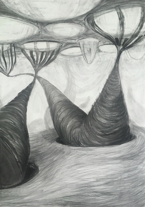 Milena Ivanovic Forest immune system Drawing